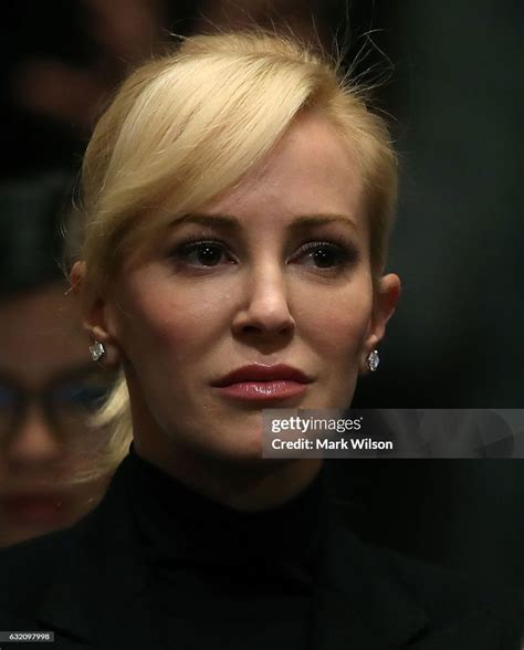 Louise Linton Listens To Her Fiancee Treasury Secretary Nominee