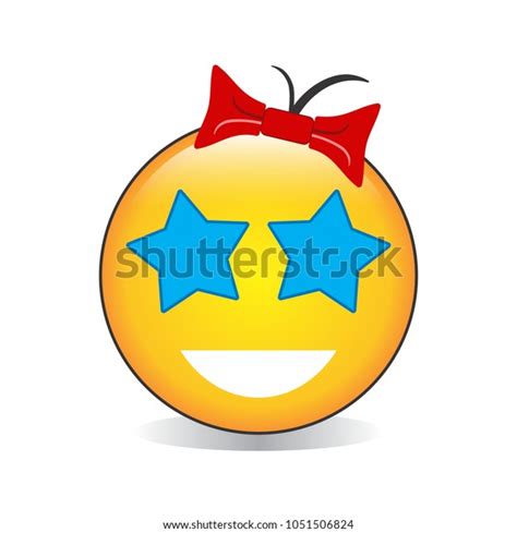 Starstruck Emoji Vector Stock Vector Royalty Free 1051506824