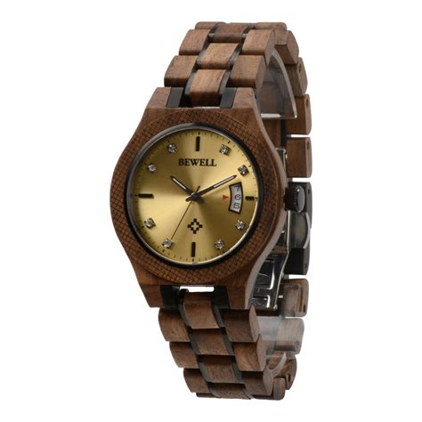 Bewell Luxury Wooden Watch High Quality Automatic Watch For Men