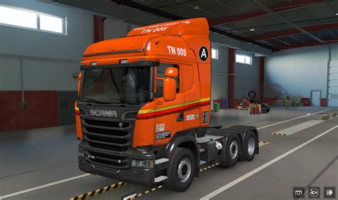 Skin Tiong Nam Scania R Streamline Dan Trailer Curtainsider Euro