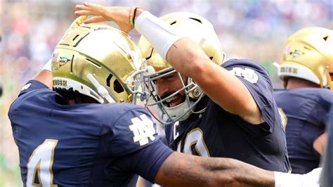 Sam Hartman Finds His Level With Notre Dame Football Espn