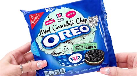 Mint Chocolate Chip Oreos Unwrapping Limited Edition Youtube