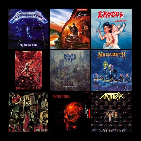 Metal Subgenre Essentials: Thrash Metal : r/Topster