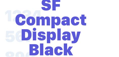 Sf Compact Display Black Font Free Download Now