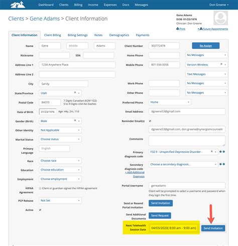 Telehealth Scheduling & Starting a Session – TherapyMate