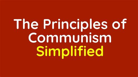 The Principles of Communism - Superphysics