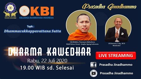 LIVE Dharma Kawedhar Y M Bhikkhu Thanavaro Mahathera YouTube