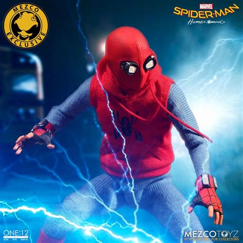 Spider Man Homecoming Homemade Suit Spider Man By Mezco The Toyark