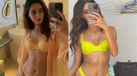 Ananya Panday Treats The Internet With Random Bikini Selfies Pedfire