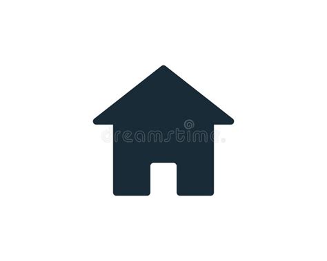 Home Button Icon Vector Logo Template Illustration Design Stock Vector ...