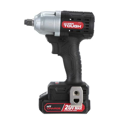 Hyper Tough Brushless 20v Max Lithium Ion Cordless Impact Wrench 1 2 Inch Anvil Hardwares