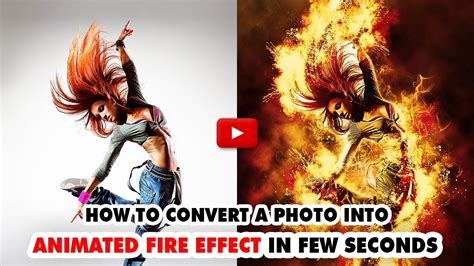 Animated Fire Photoshop Action Video Tutorial Smartestmind