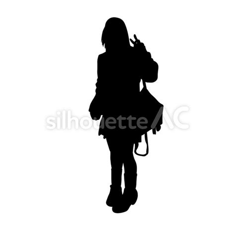 Woman high student 106083 - Free Download - silhouetteAC