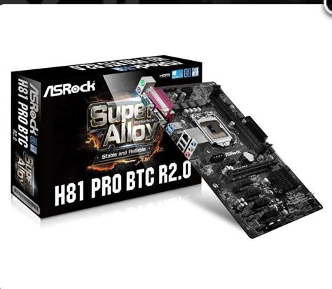 Neue Mining Mainboard Asrock H Pro Btc Mit Processor Ram Kaufen