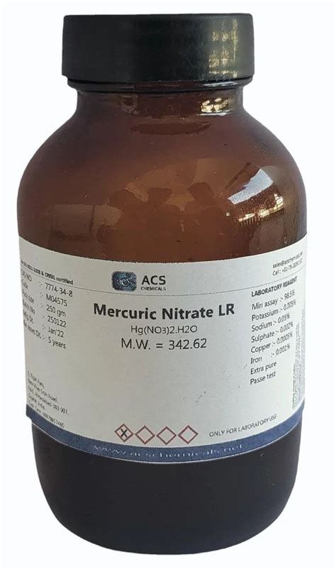 Mercuric Nitrate Mercury Dinitrate Latest Price Manufacturers