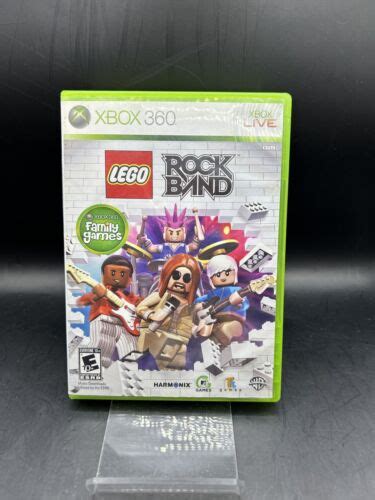 Lego Rock Band Microsoft Xbox Cib Resurfaced Disc