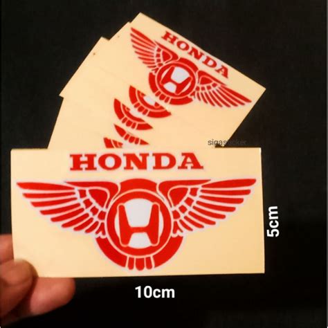 Jual Sticker Honda Sticker Sayap Honda Cutting Sticker Motor Shopee Indonesia