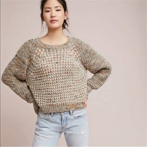 Anthropologie Sweaters Anthropologie Moth Hillwalk Chunky Knit