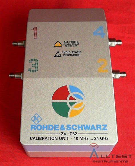 ZV Z52 Rohde And Schwarz Alltest Instruments