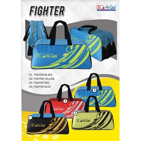 Jual Tas Badminton HIQUA FIGHTER THERMO DOUBLE SQUARE Petak Original