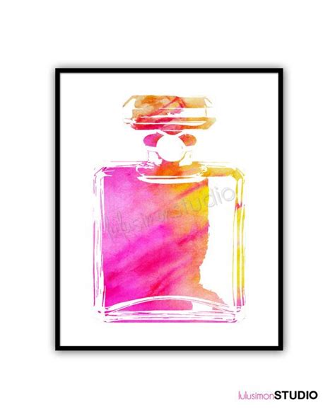 Perfume Bottle Art Wall Decor Print Perfume by lulusimonSTUDIO, $15.00 ...