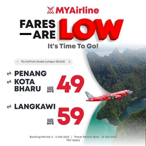 Feb Myairline February Fares Promo Everydayonsales