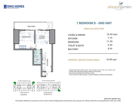 AGP 1BR D 41 Sqm DMCI Homes Online