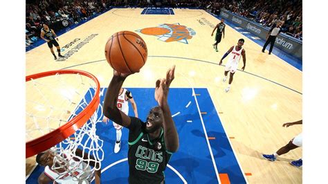 Fall In For You Tacko Fall Was Cheered On By Both Teams In His Debut