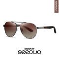 Seeouo Kacamata Lensa Sunglasses Anti Uv Protection Anti Silau