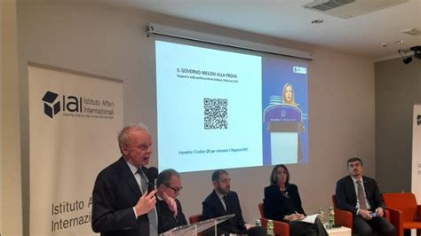 Presentato Allo Iai L Annuale Rapporto Sulla Politica Estera Italiana