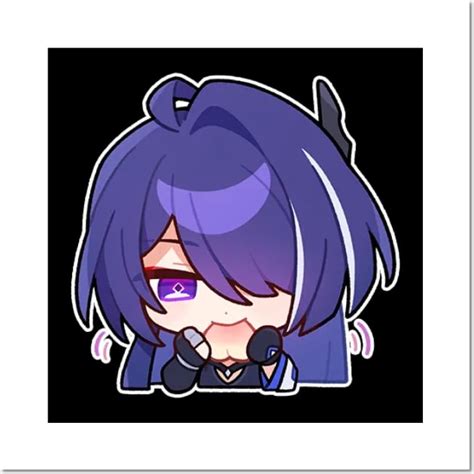 Honkai Star Rail Chibi Acheron Honkai Star Rail Posters And Art