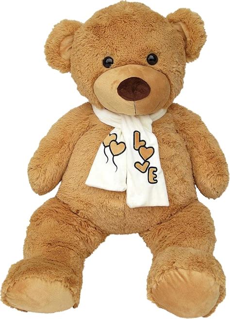 Wagner Xxl Kuscheltier Teddyb R Mit Schal Cm Gro