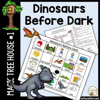 Dinosaurs Before Dark Book Companion Activities Magic Tree House K