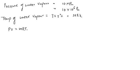 Solved Problem 3 25 Points Determine The Specific Volume Of