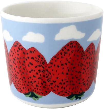 Amazon co jp マリメッコ マンシッカヴォレット ラテマグ 単品 1個 レッドブルーホワイト 75 marimekko