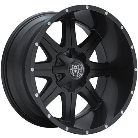 Hardcore Off Road Hc Punisher Matte Black Center Cap Vtec Wheels