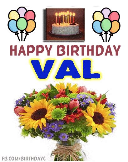 Val Happy Birthday Hbdayart