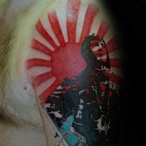 60 Rising Sun Tattoo Designs For Men Japanese Ink Ideas