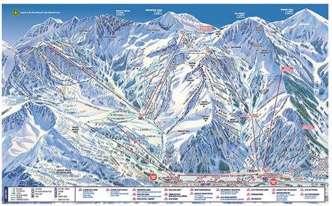 Alta Map 11 U S West Mountain Collective Ski Resorts