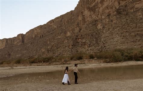 Romantic St Elena Canyon Couples Session — Elope Big Bend