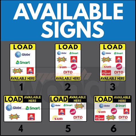 Load Available Signs E Load Loading Station Signage Globe Smart Tm