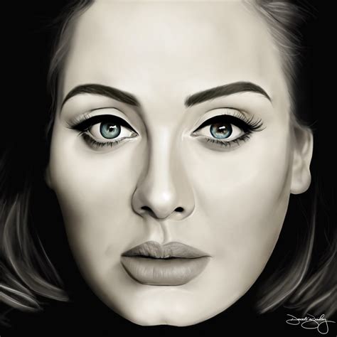 Pencil Drawings Of Adele