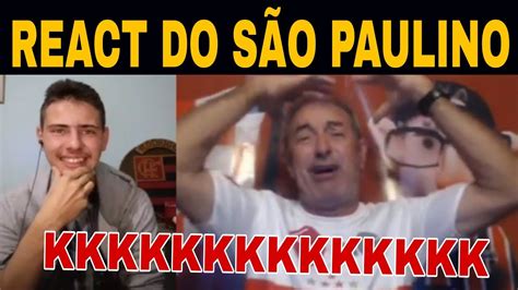 React Do S O Paulino Comentando Sobre Flamengo X S O Paulo Rea O