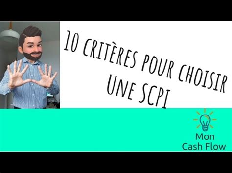 10 critères pour choisir une SCPI YouTube