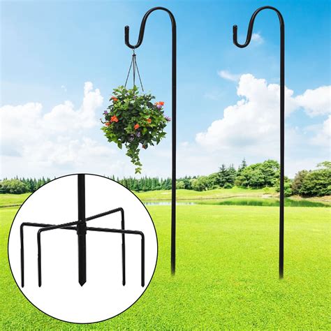 Dealsloyerfyivos Pack Shepherds Hook For Bird Feeder Inch Width