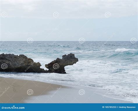 Rock That Looks Like Three Whales In Thailand Royalty Free Stock Image