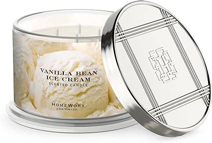 Amazon Premium Scented 4 Wick Candle Vanilla Bean Ice Cream