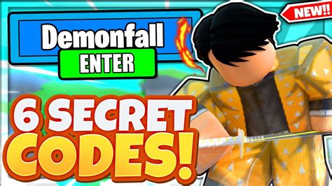 Demonfall Codes Free Spins All New Secret Roblox Demonfall Codes