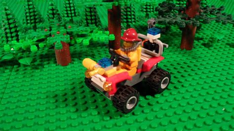 Lego Fire Atv Review City Youtube