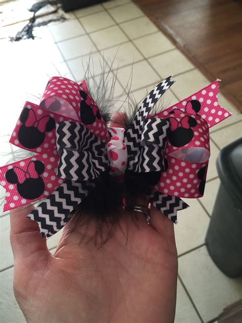 Minnie Mouse Hairbow Hair Bows Minnie Fashion